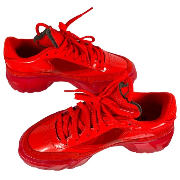 Reebok Cardi B Club C Junior Instinct Red Sneakers - Picture 10 of 16